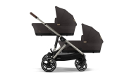 copy of Važiuoklė Cybex Priam V4 Chrome Black su juoda rankena