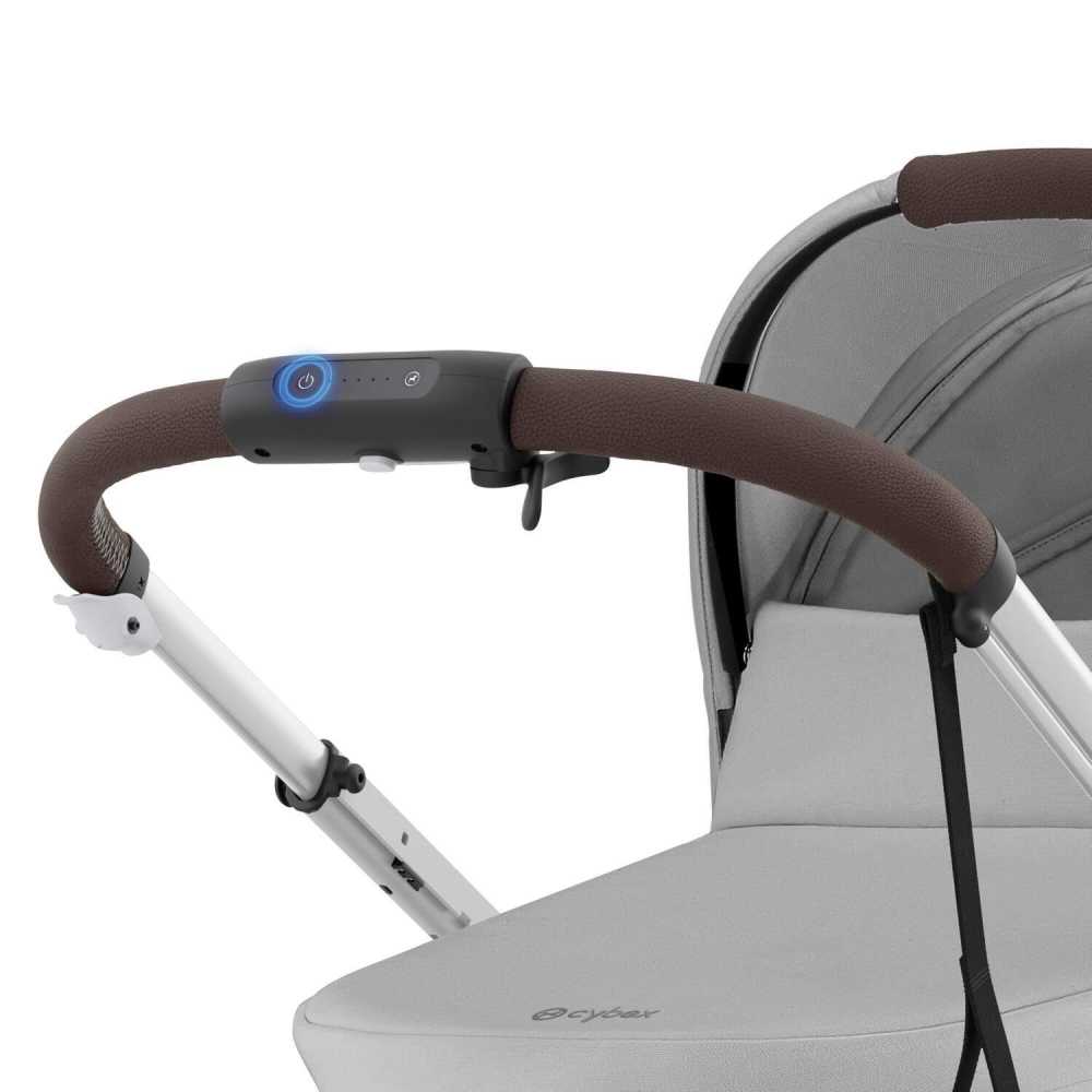 copy of Važiuoklė Cybex Priam V4 Chrome Black su juoda rankena