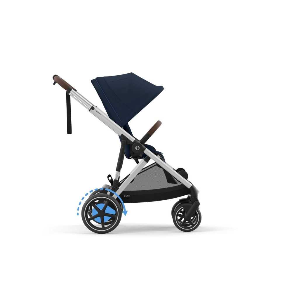 Sportinis vežimėlis Cybex e-Gazelle S SLV, Ocean Blue-Vaikiški vežimėliai, Sportiniai vežimėliai-e-vaikas