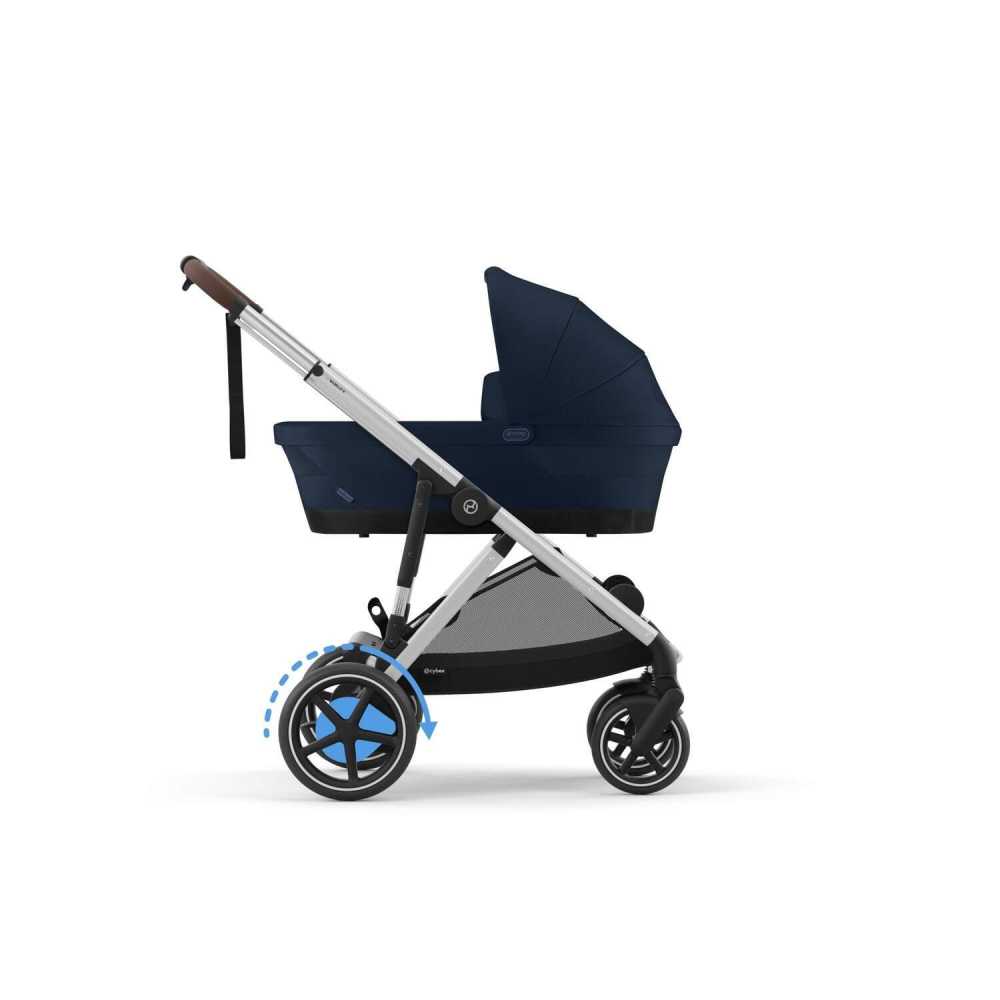 Sportinis vežimėlis Cybex e-Gazelle S SLV, Ocean Blue-Vaikiški vežimėliai, Sportiniai vežimėliai-e-vaikas