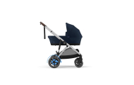 copy of Važiuoklė Cybex Priam V4 Chrome Black su juoda rankena