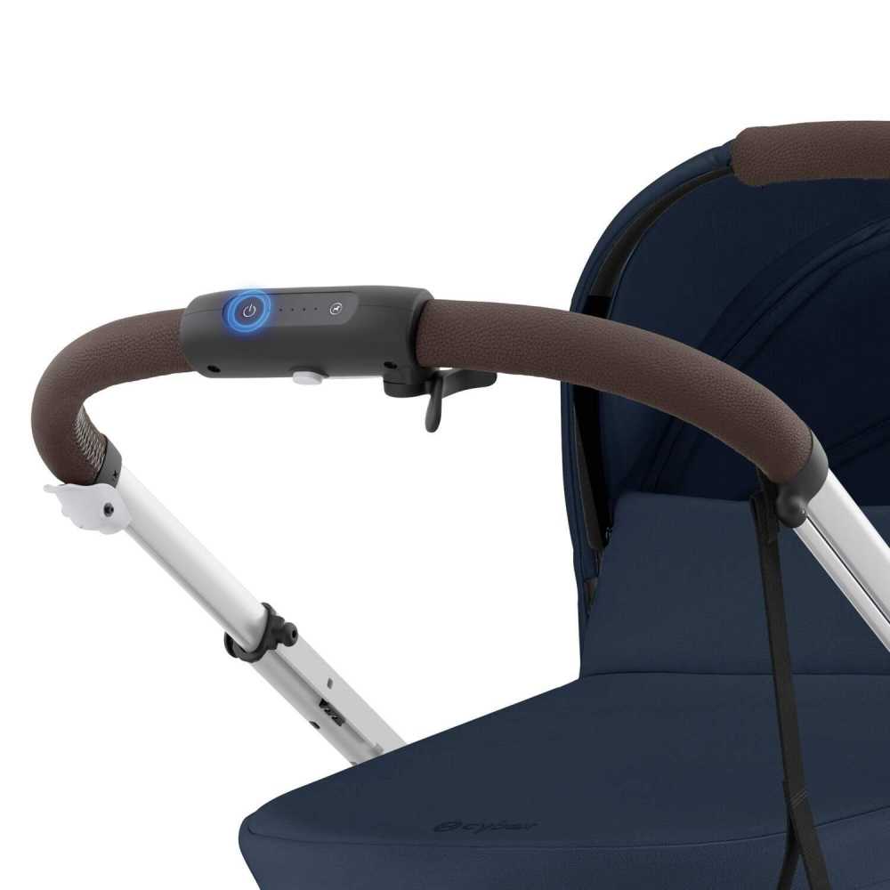 Sportinis vežimėlis Cybex e-Gazelle S SLV, Ocean Blue-Vaikiški vežimėliai, Sportiniai vežimėliai-e-vaikas