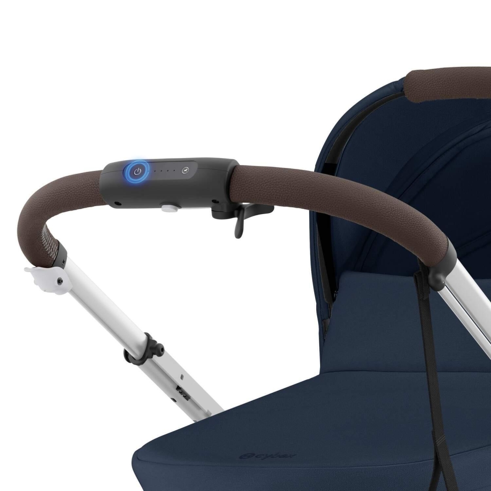 Sportinis vežimėlis Cybex e-Gazelle S SLV, Ocean Blue-Vaikiški vežimėliai, Sportiniai vežimėliai-e-vaikas