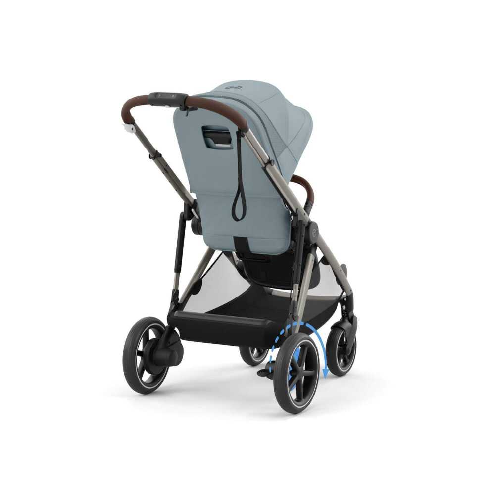 Sportinis vežimėlis Cybex e-Gazelle S TPE, Stormy Blue-Vaikiški vežimėliai, Sportiniai vežimėliai-e-vaikas