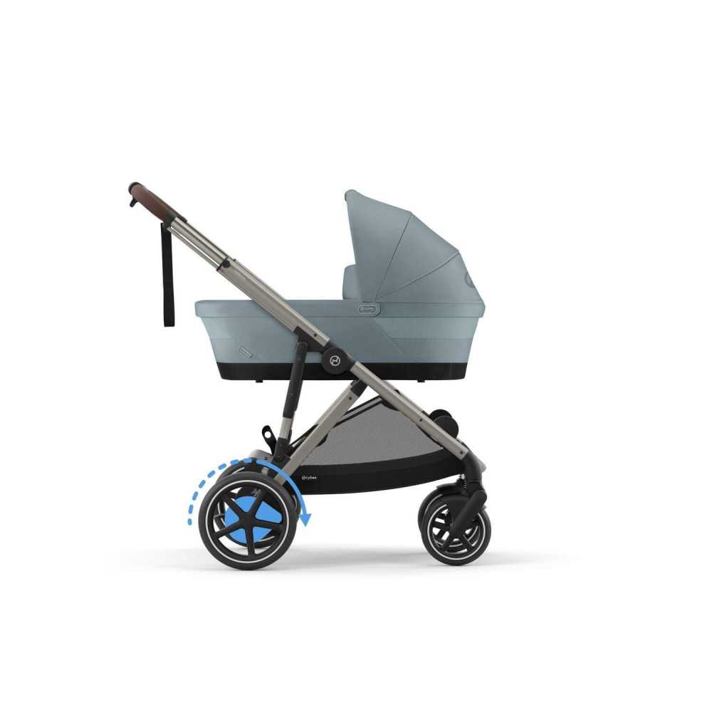 Sportinis vežimėlis Cybex e-Gazelle S TPE, Stormy Blue-Vaikiški vežimėliai, Sportiniai vežimėliai-e-vaikas