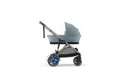 copy of Važiuoklė Cybex Priam V4 Chrome Black su juoda rankena