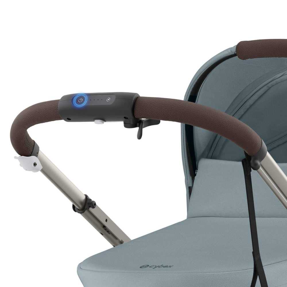 copy of Važiuoklė Cybex Priam V4 Chrome Black su juoda rankena