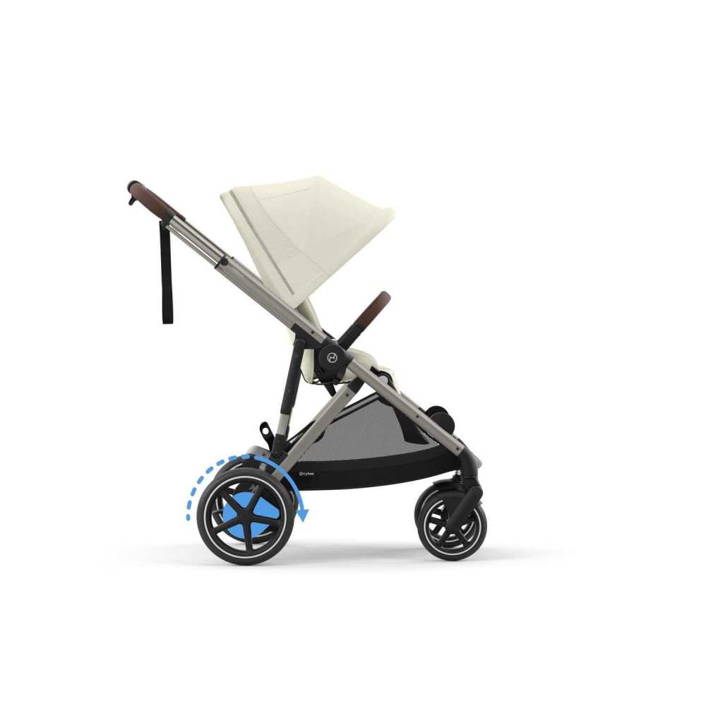 copy of Važiuoklė Cybex Priam V4 Chrome Black su juoda rankena