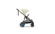 copy of Važiuoklė Cybex Priam V4 Chrome Black su juoda rankena