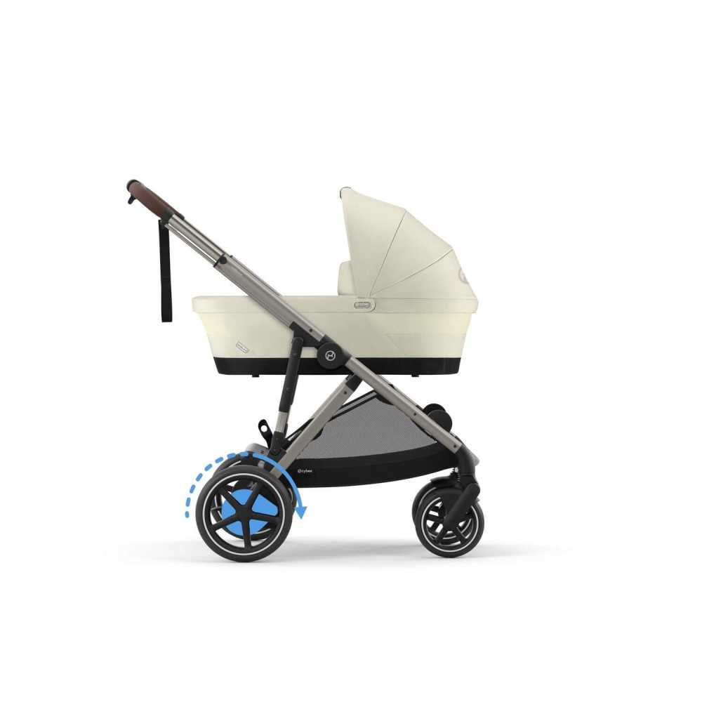 copy of Važiuoklė Cybex Priam V4 Chrome Black su juoda rankena