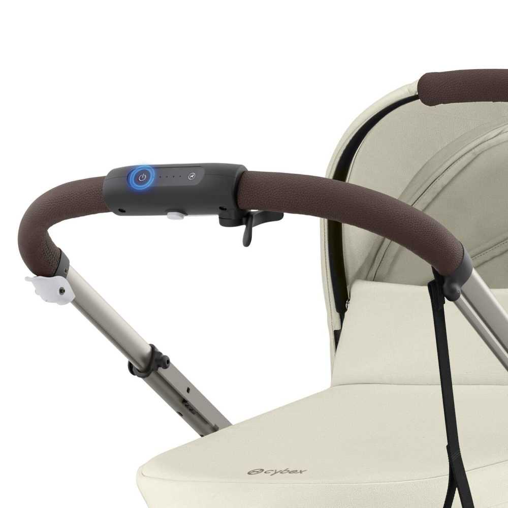 Sportinis vežimėlis Cybex e-Gazelle S TPE, Seashell Beige-Vaikiški vežimėliai, Sportiniai vežimėliai-e-vaikas