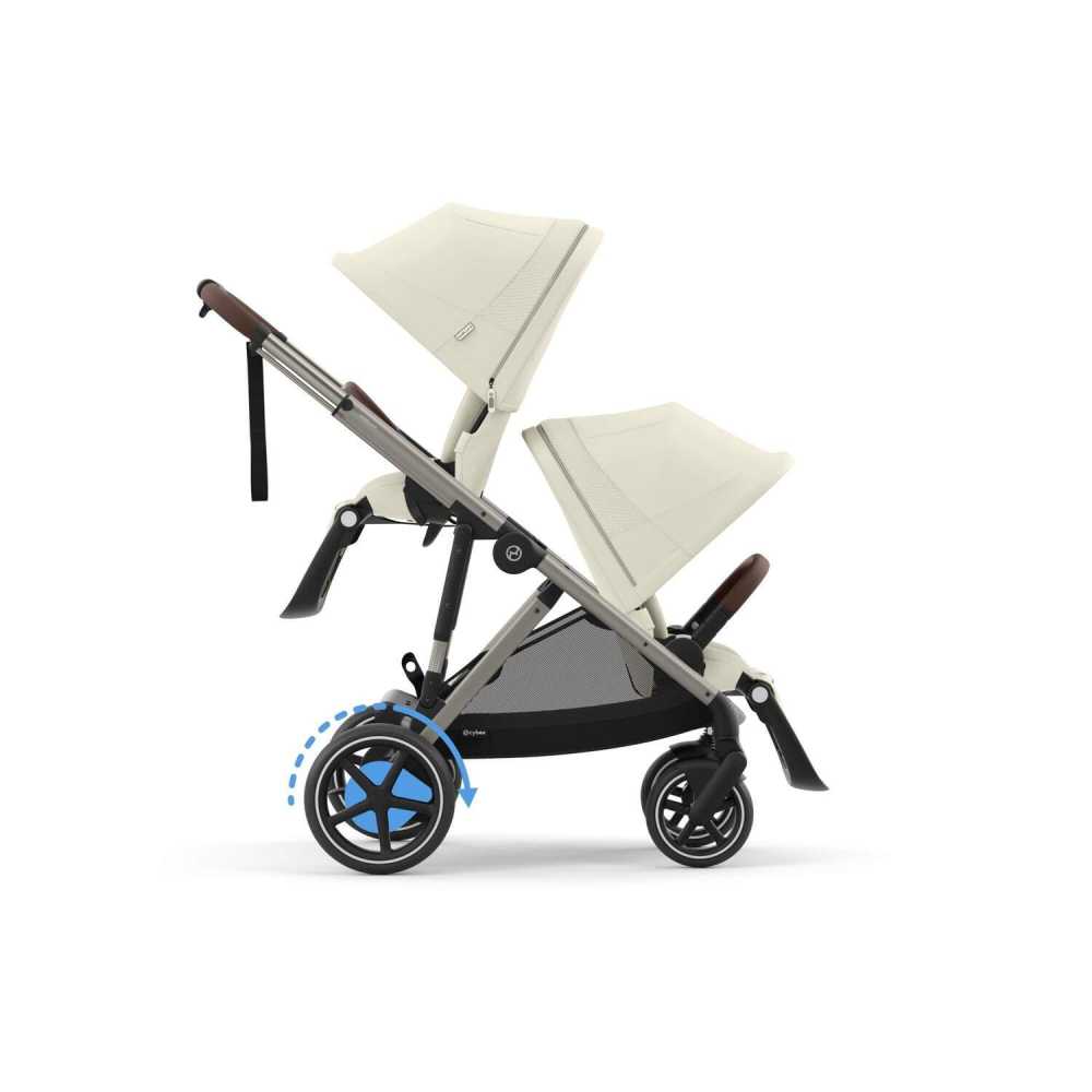 copy of Važiuoklė Cybex Priam V4 Chrome Black su juoda rankena