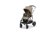 copy of Važiuoklė Cybex Priam V4 Chrome Black su juoda rankena