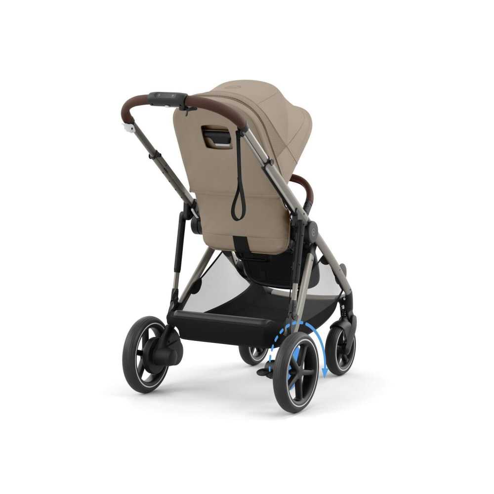 copy of Važiuoklė Cybex Priam V4 Chrome Black su juoda rankena