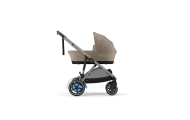 copy of Važiuoklė Cybex Priam V4 Chrome Black su juoda rankena
