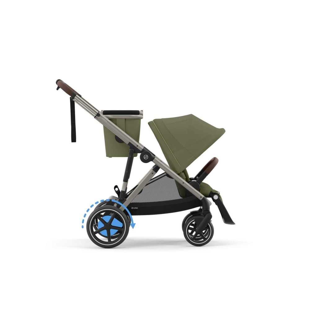 copy of Važiuoklė Cybex Priam V4 Chrome Black su juoda rankena