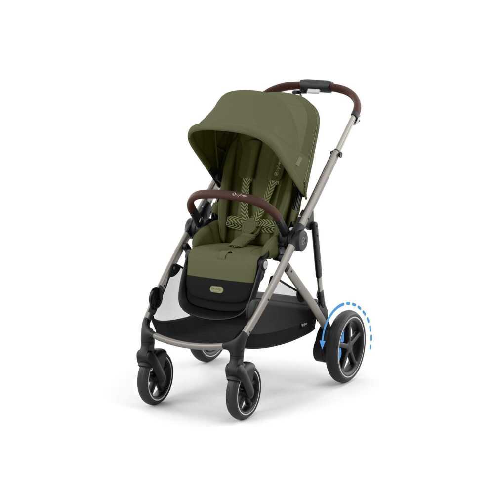 copy of Važiuoklė Cybex Priam V4 Chrome Black su juoda rankena