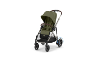 copy of Važiuoklė Cybex Priam V4 Chrome Black su juoda rankena