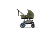 Sportinis vežimėlis Cybex e-Gazelle S TPE, Moss Green-Vaikiški vežimėliai, Sportiniai vežimėliai-e-vaikas