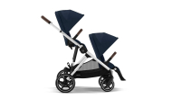 copy of Važiuoklė Cybex Priam V4 Chrome Black su juoda rankena