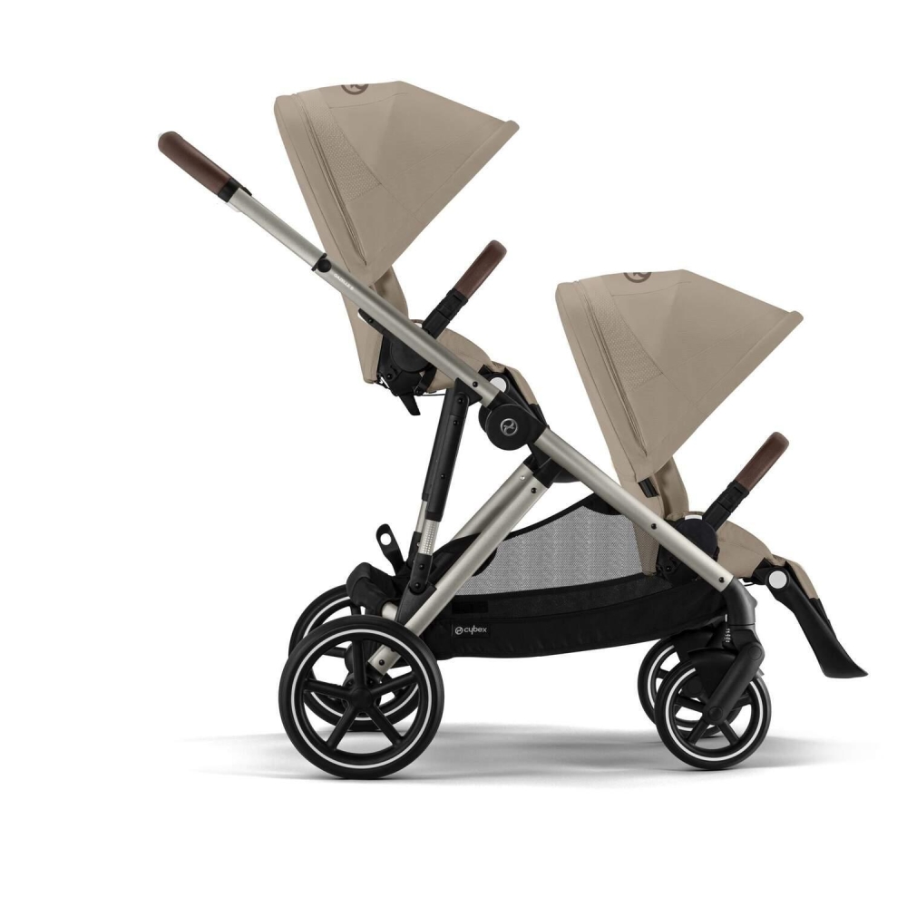 copy of Važiuoklė Cybex Priam V4 Chrome Black su juoda rankena