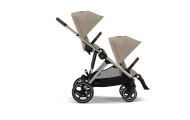 Vežimėlio kėdutė Cybex Gazelle S TPE, Almond Beige-Vaikiški vežimėliai, Lopšiai ir rėmai-e-vaikas