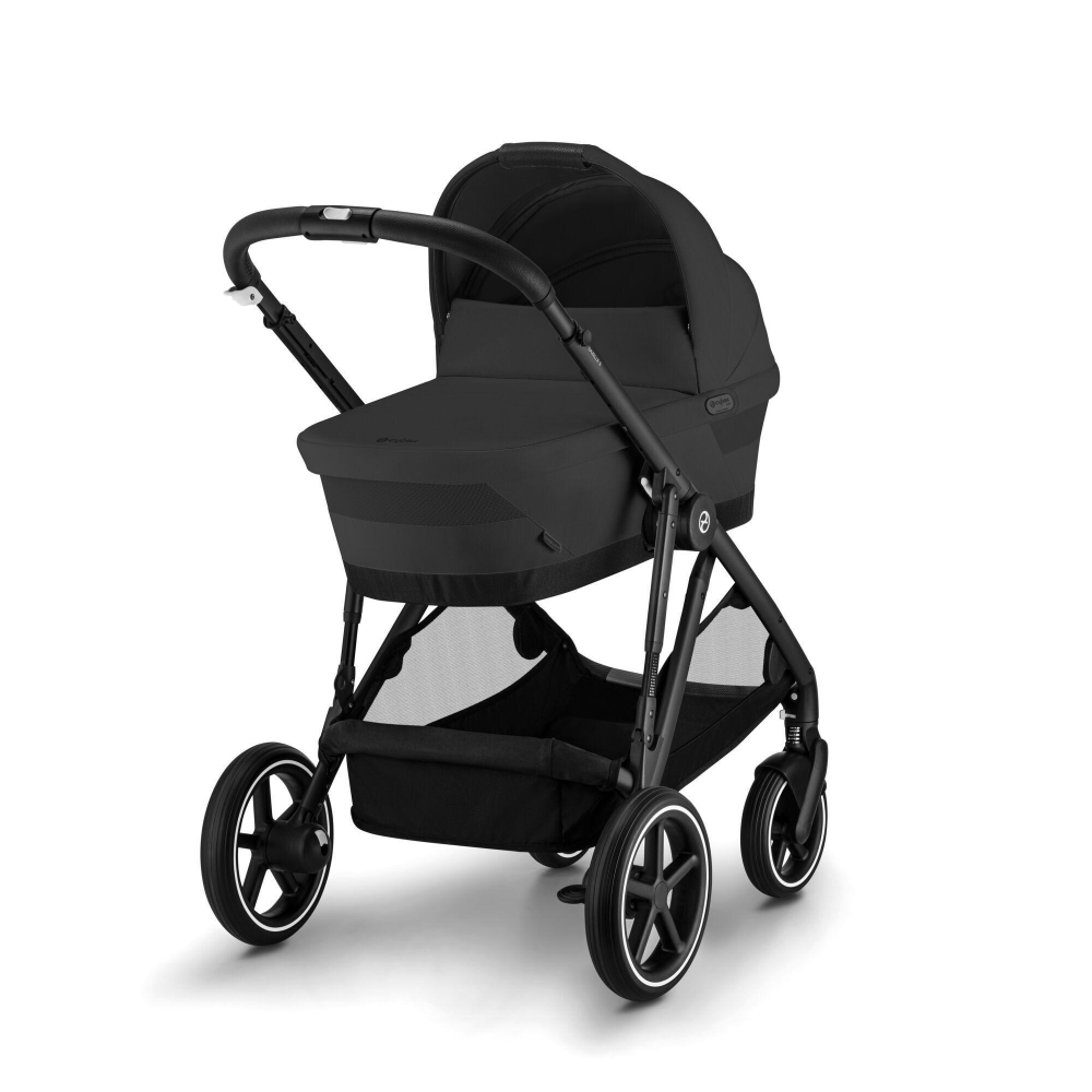 copy of Važiuoklė Cybex Priam V4 Chrome Black su juoda rankena