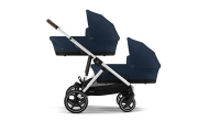copy of Važiuoklė Cybex Priam V4 Chrome Black su juoda rankena