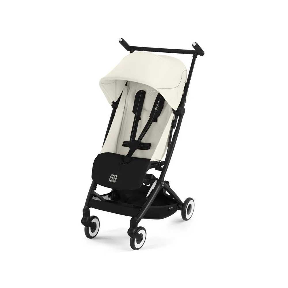 Sportinis vežimėlis Cybex Libelle BLK, Canvas White-Vaikiški vežimėliai, Sportiniai vežimėliai-e-vaikas