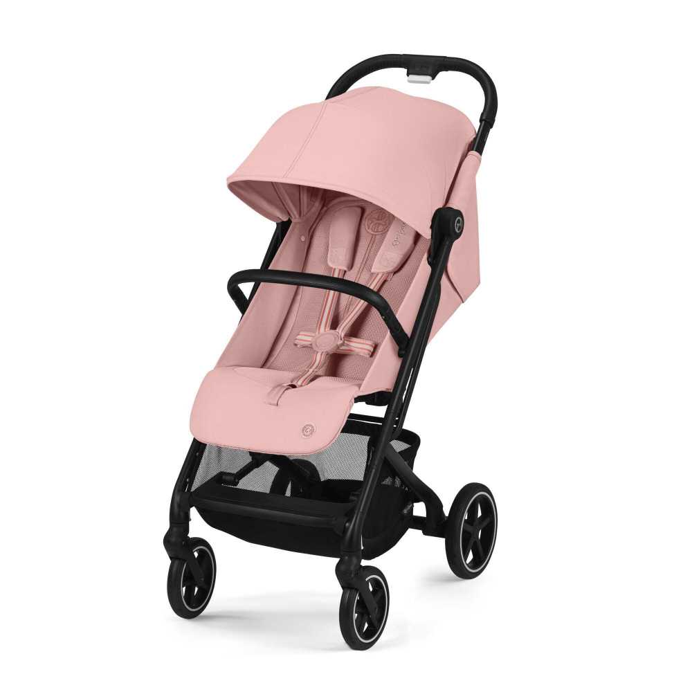 Sportinis vežimėlis Cybex Beezy BLK, Candy Pink-Vaikiški vežimėliai, Sportiniai vežimėliai-e-vaikas