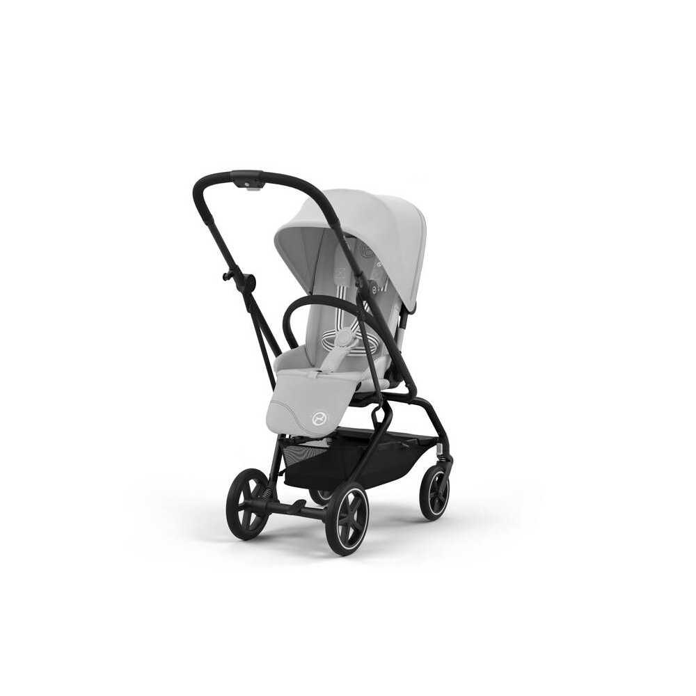Sportinis vežimėlis Cybex Eezy S Twist+ 2 BLK, Fog Grey-Vaikiški vežimėliai, Sportiniai vežimėliai-e-vaikas