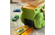 Dinozauro sunkvežimis WOOPIE su transporto priemonėmis, 13 el.-Žaislai, Auto ir transporto žaislai, Garažai, trasos ir kita, Maš