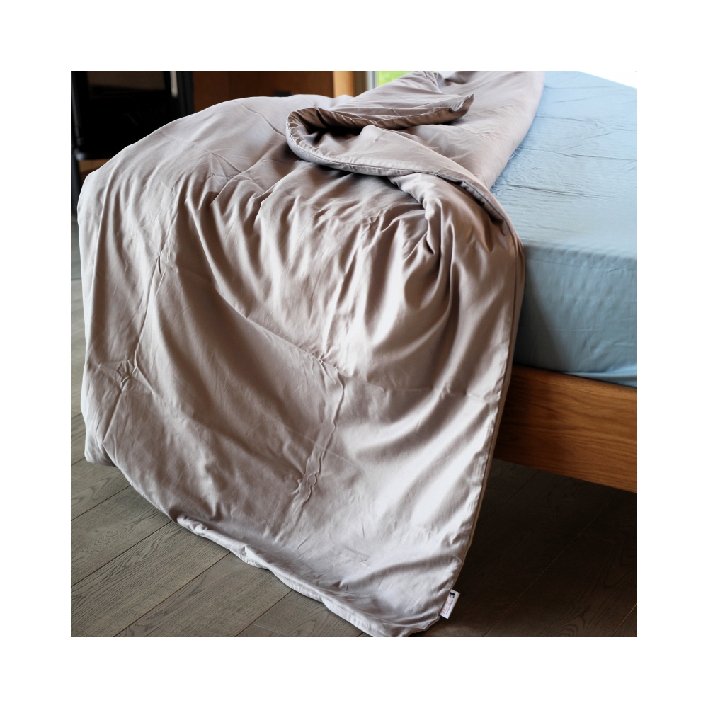 Medvilnės satino patalynės komplektas Maiza 220x240 cm, melsva-Miegui, Patalynė vaikams ir kūdikiams, Patalynės užvalkalai-e-vai