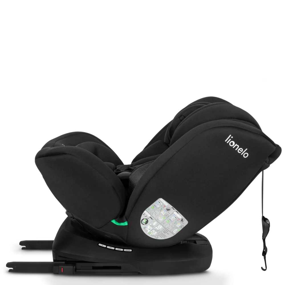 Automobilinė kėdutė Lionelo Bastiaan I-size, 0-36 kg, Black Carbon-Automobilinės kėdutės, 0-36 kg, Greitas išsiuntimas-e-vaikas