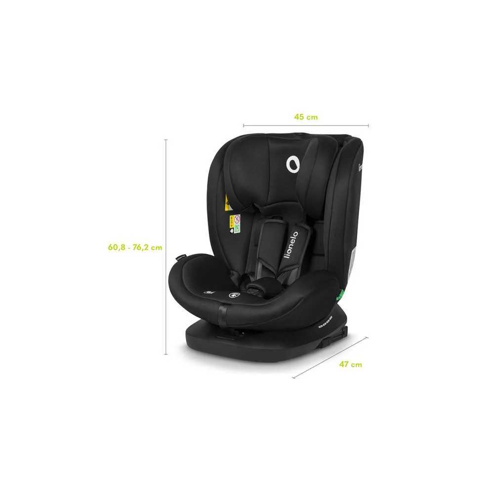 Automobilinė kėdutė Lionelo Bastiaan I-size, 0-36 kg, Black Carbon-Automobilinės kėdutės, 0-36 kg, Greitas išsiuntimas-e-vaikas