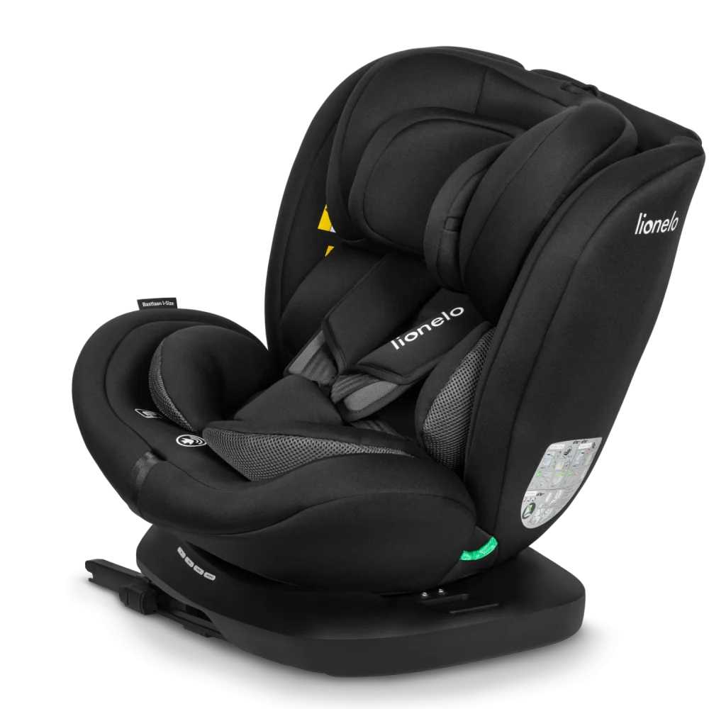 Automobilinė kėdutė Lionelo Bastiaan I-size, 0-36 kg, Black Carbon-Automobilinės kėdutės, 0-36 kg, Greitas išsiuntimas-e-vaikas