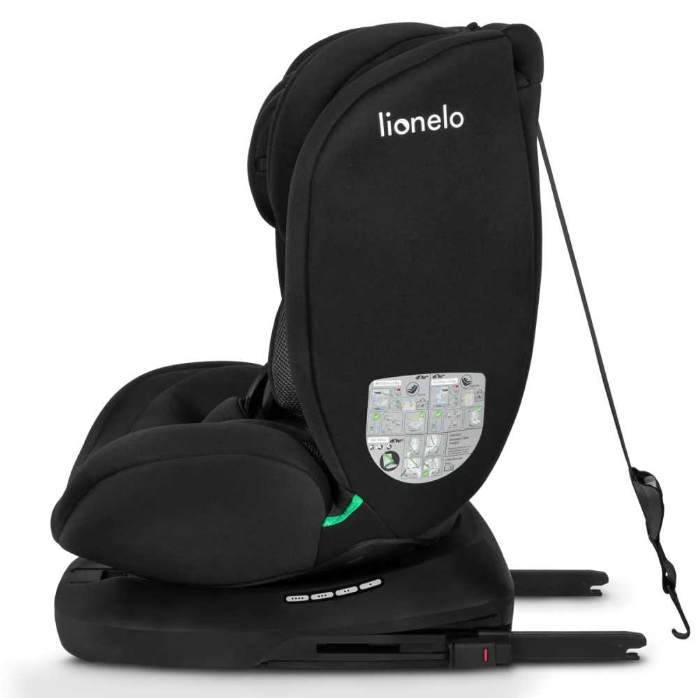 Automobilinė kėdutė Lionelo Bastiaan I-size, 0-36 kg, Black Carbon-Automobilinės kėdutės, 0-36 kg, Greitas išsiuntimas-e-vaikas