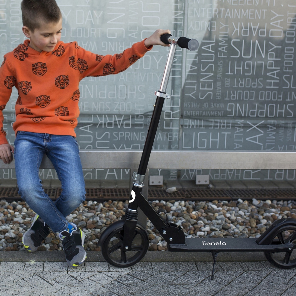 Paspirtukas Lionelo Luca, Black Graphite-Judėjimui, Paspirtukai vaikams, Greitas išsiuntimas-e-vaikas