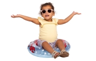 Okulary przeciwsłoneczne Dooky Aruba PINK 6-36 m