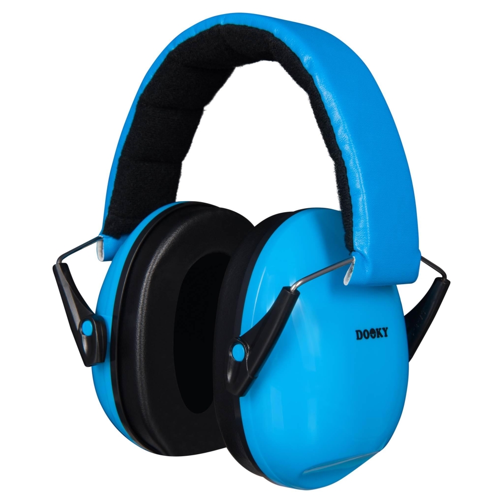 Apsauginės ausinės „DOOKY Junior blue 3+“ (5–16 m.