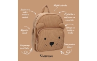Plecak dla dzieci Beary Excited Brown KIDZROOM