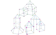 WOOPIE Construction Set XXL Tent Base Tube Straws 340 pcs.					