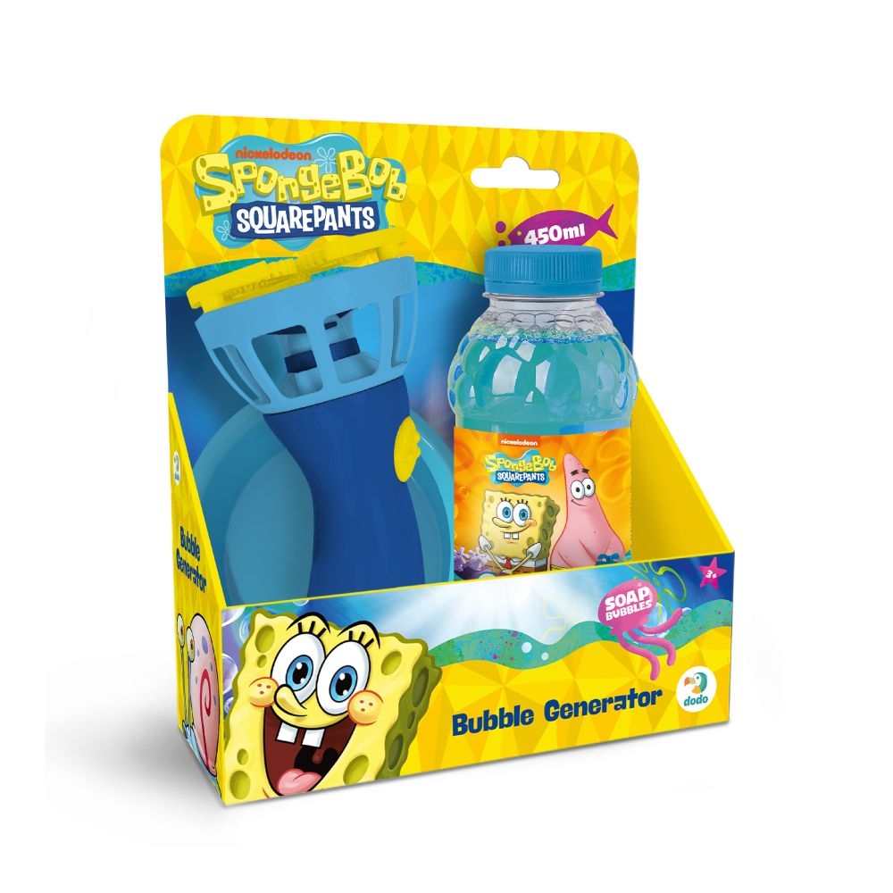 Muilo burbulų generatorius Sponge Bob 450 ml