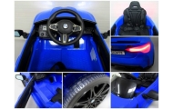 BMW m4 NIEBIESKI Auto na akumulator EVA Skóra pilot Akumulator litowo-jonowy