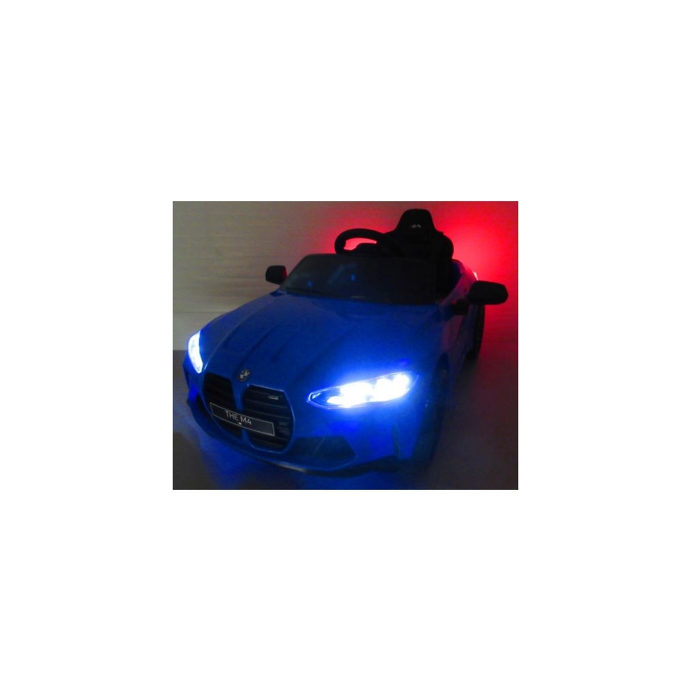 Elektromobilis BMW M4, Blue-Elektromobiliai vaikams, Mašinos-e-vaikas