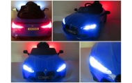 BMW m4 NIEBIESKI Auto na akumulator EVA Skóra pilot Akumulator litowo-jonowy