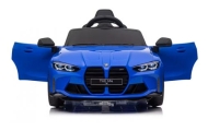 BMW m4 NIEBIESKI Auto na akumulator EVA Skóra pilot Akumulator litowo-jonowy