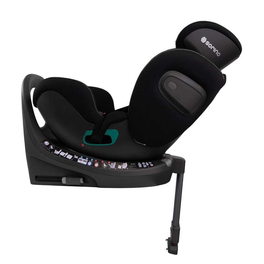 SORINO Fotelik Aurora - Black-Automobilinės kėdutės, 0-36 kg-e-vaikas