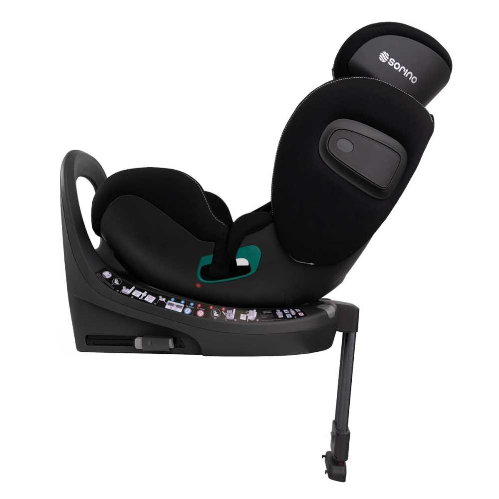 SORINO Fotelik Aurora - Black-Automobilinės kėdutės, 0-36 kg-e-vaikas