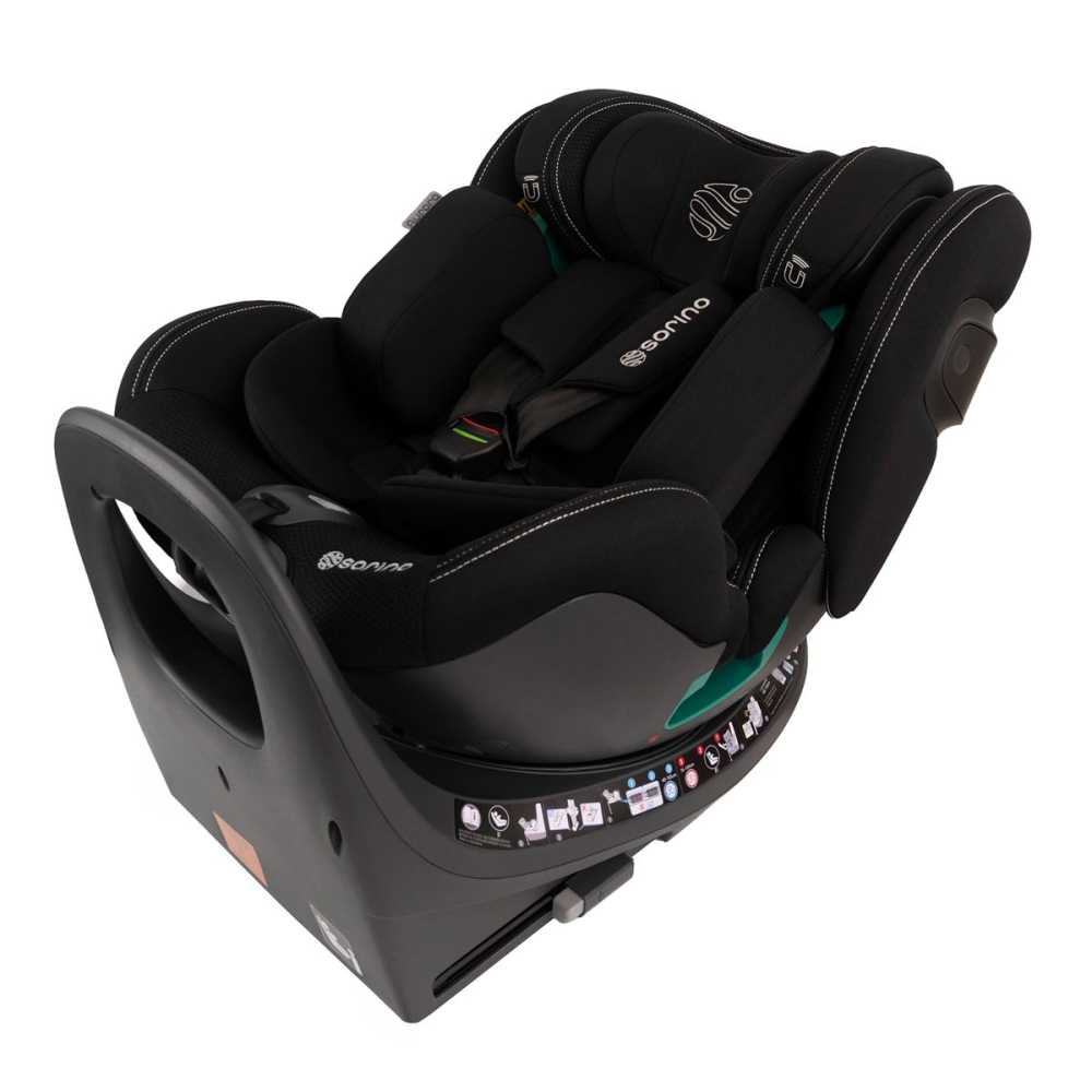 SORINO Fotelik Aurora - Black-Automobilinės kėdutės, 0-36 kg-e-vaikas